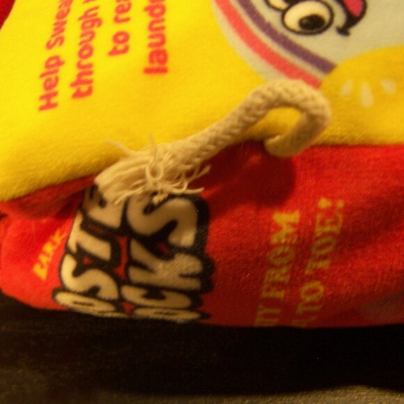 Bark Frosted Socks Toy in Red and Blue - Picture 4 of 6